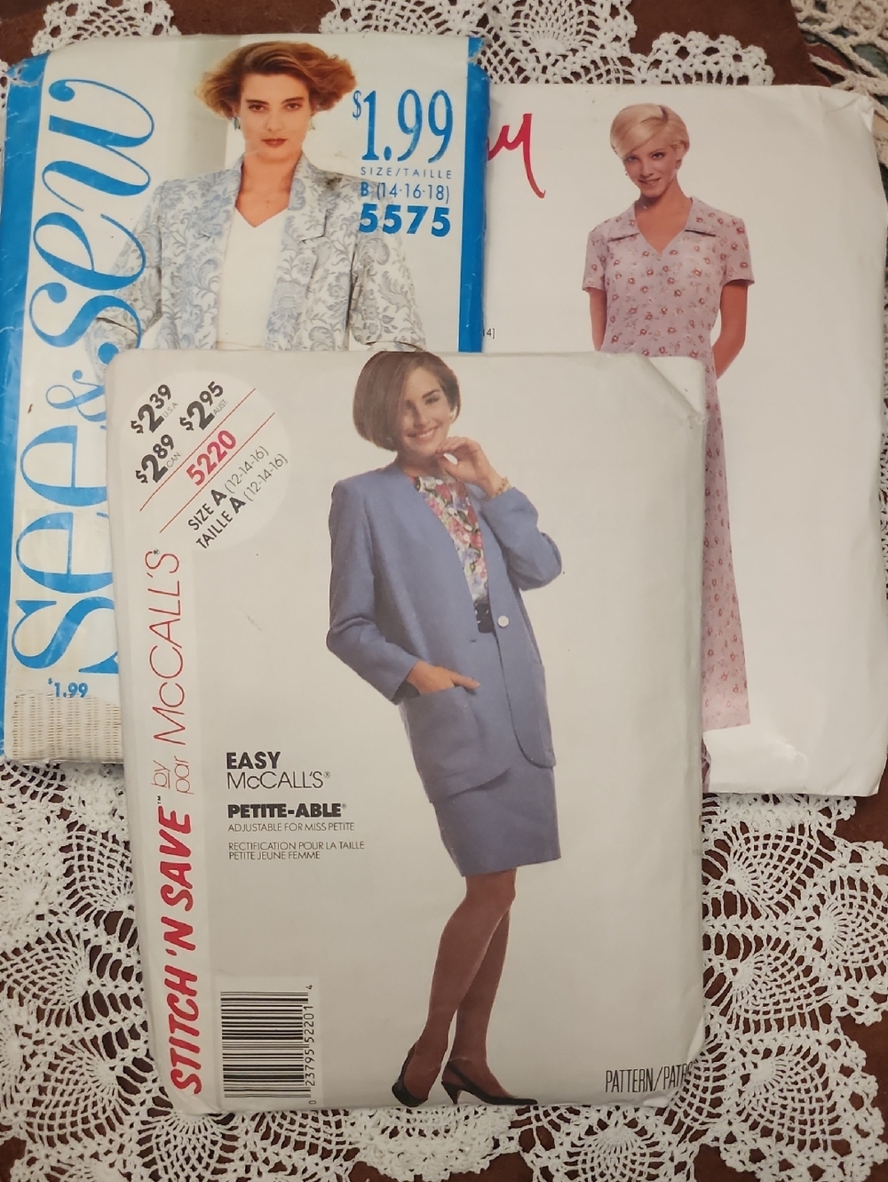 🔴 2 for $50 🔴 1990s Boss Babe Era Sewing Pattern Bundle